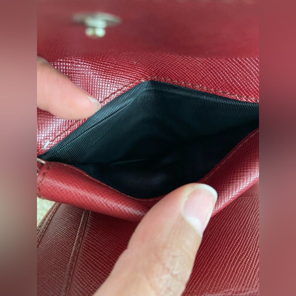 ✨Authentic Prada Burgundy Wallet✨ - Picture 4 of 11